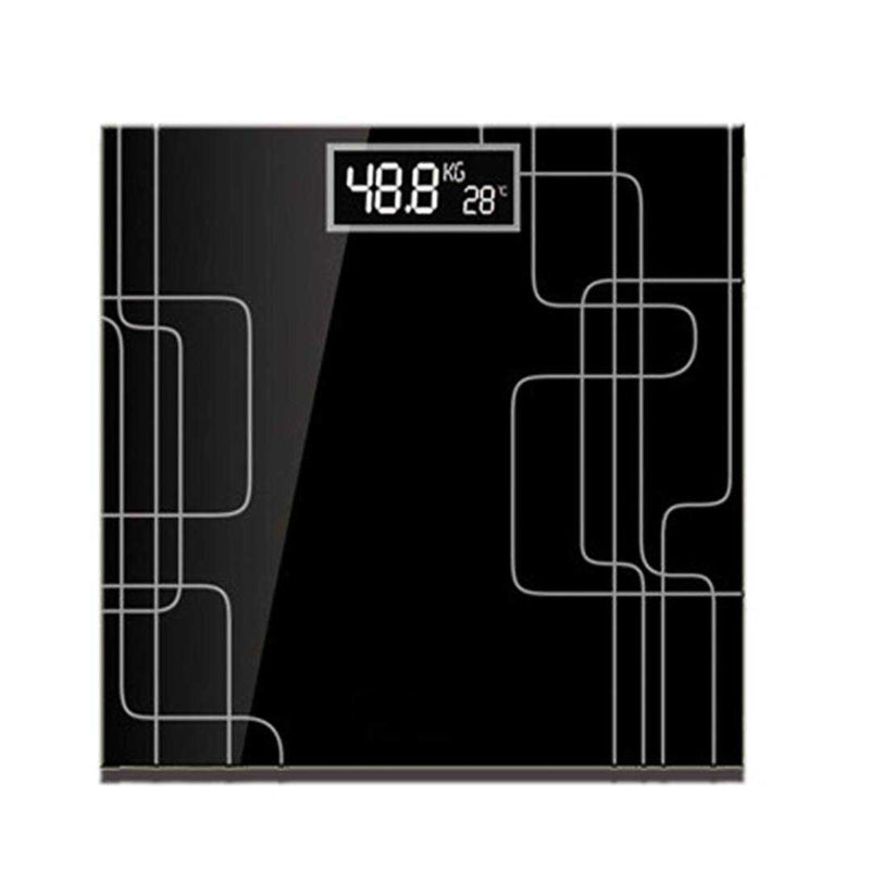 180kg Glass Talking Bathroom Scale Large Lcd Display Auto On Strain Gauge