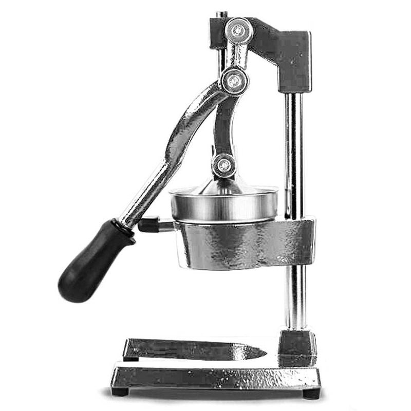 Commercial Manual Citrus Juicer Cast Iron Stainless Steel 8cm Cup Black Silver