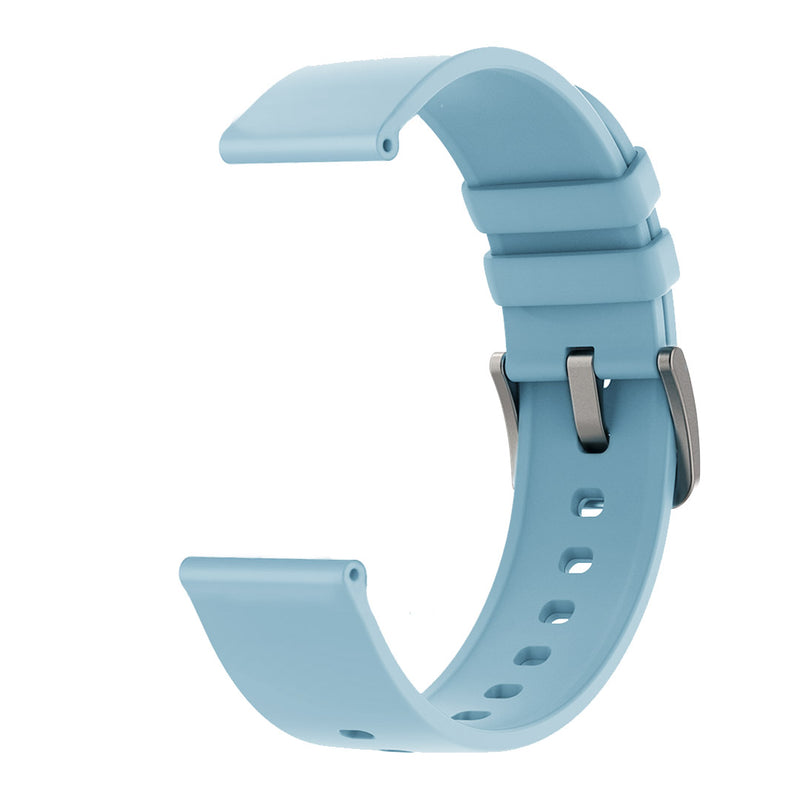 Compatible Model P8 Soft Silicone Sport Watch Band Blue Waterproof Sweat Proof