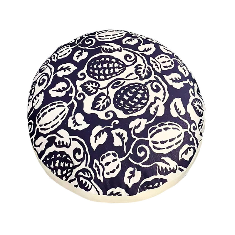 45x45x18cm Polyester Cotton Pouffed Cushion Epp Particle Insert Multicolor