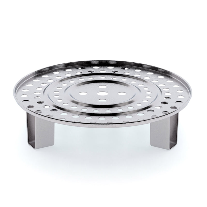 43cm 18/10 Stainless Steel Steamer Insert Stockpot Rack 3 Legs Silver