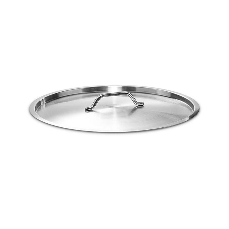 25cm Stainless Steel Stock Pot Lid Commercial Grade Easy Clean Durable