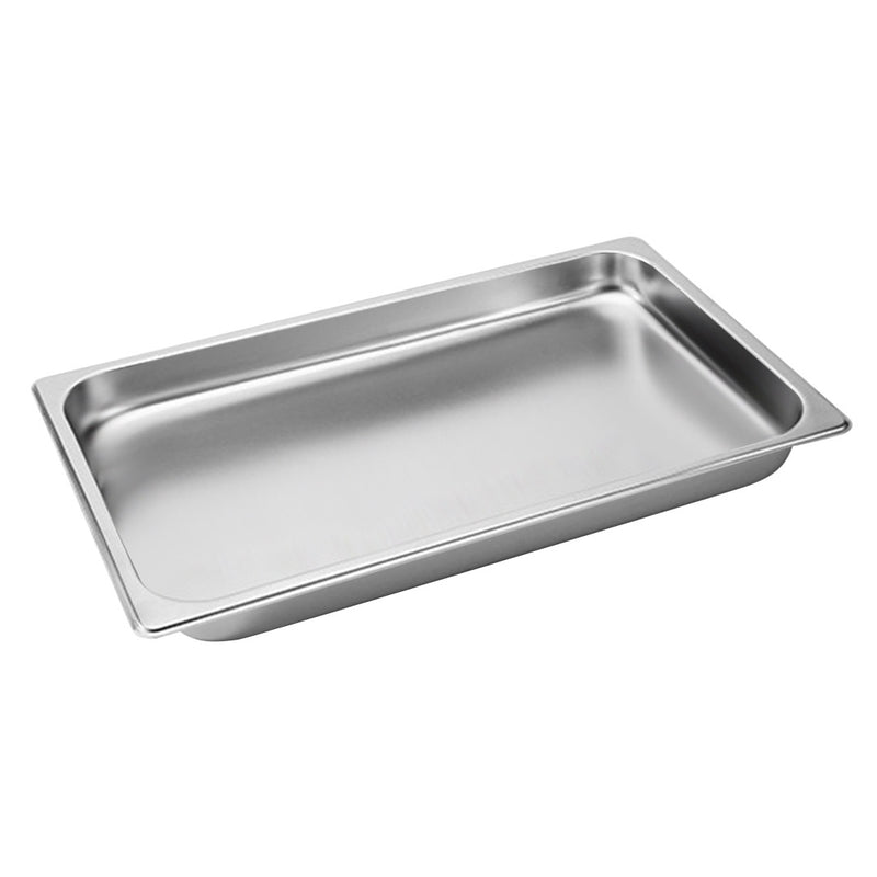 Gastronorm Full Size GN Pan Stainless Steel 53cm x 32.5cm x 4cm Stackable