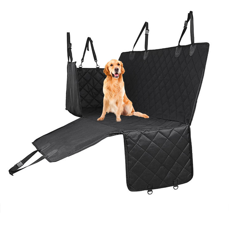 Car Trunk Cargo Liner Pet Mat Oxford Cloth 152x162cm Waterproof Non Slip Black
