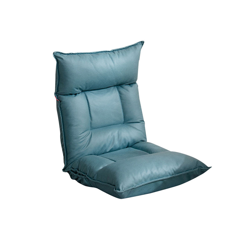 Green Lounge Recliner Air Leather Tatami Cushion 42 Positions Sofa Bed 110cm