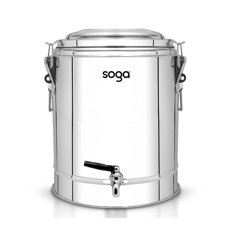 50L Stainless Steel Insulated Beverage Dispenser With Tap For Hot Cold Drinks