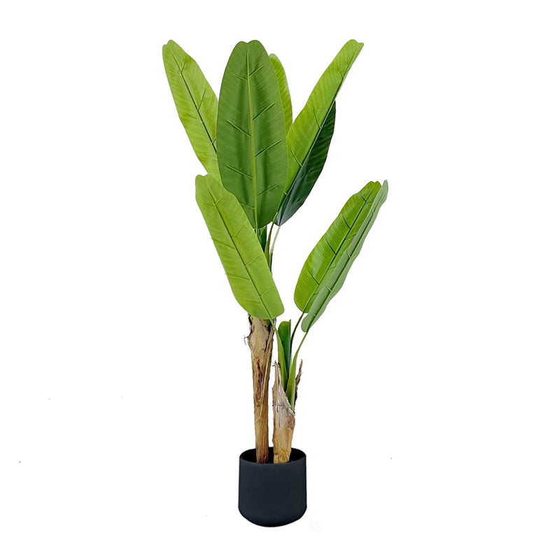 Banana Plant Bird Of Paradise Artificial Tree 160cm Lifelike 2 Branches Green