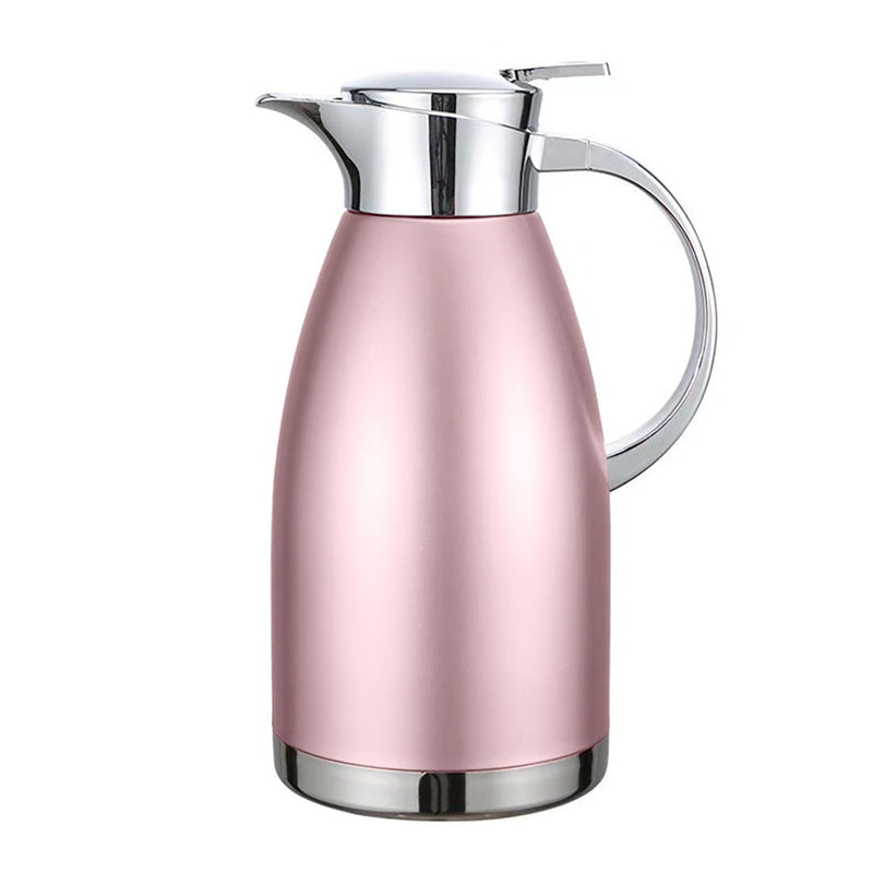 Stainless Steel Flask 1.8L 3 Layer Vacuum Insulated Wide Mouth Rose