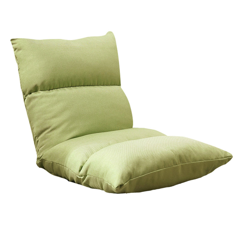 Lounge Floor Recliner Adjustable Sofa Bed Folding Game Chair Yellow Green