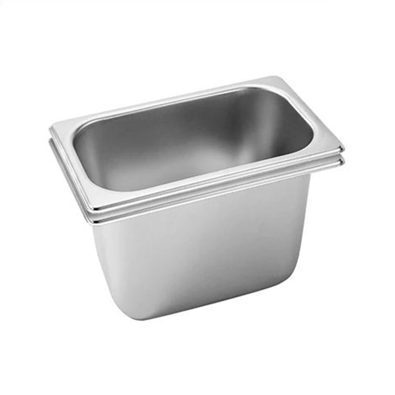 2X Gastronorm Pan Full Size 1/3 Deep Stainless Steel Tray for Commercial Use
