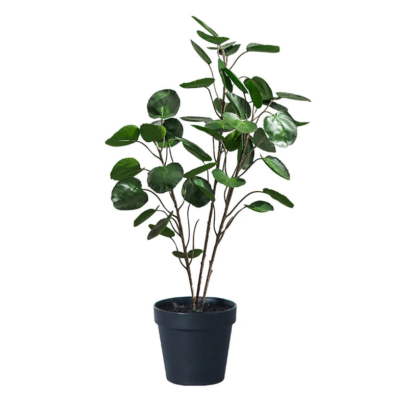 95cm Polyscias Artificial Potted Tree Pe Realistic Leaves Green Indoor Office