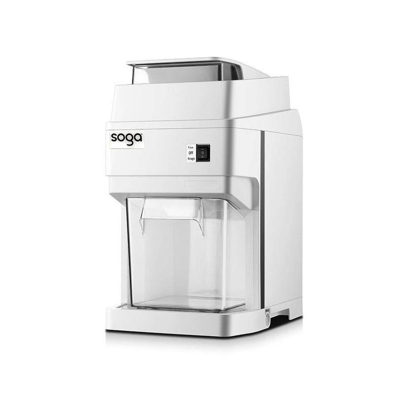 Electric Ice Shaver 300W 120kgs/h Commercial Tabletop PVC Metal White