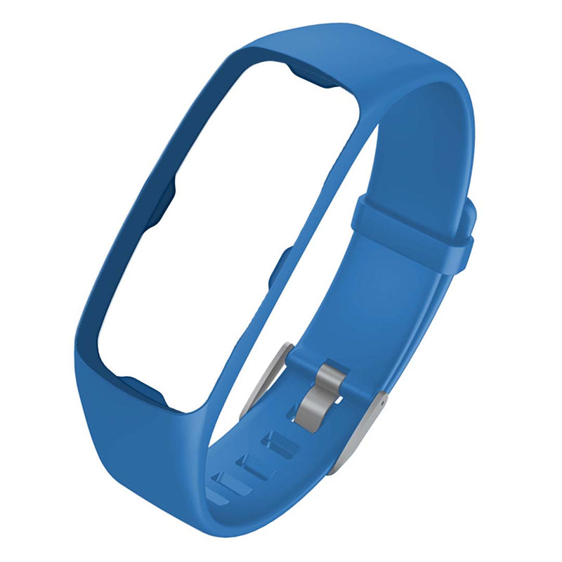 Smart Watch Strap Adjustable Silicone Waterproof Comfortable Replacement Blue