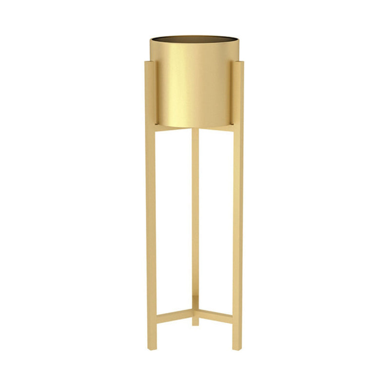 Gold Metal Plant Stand 75cm with Flower Pot Holder Indoor Corner Display