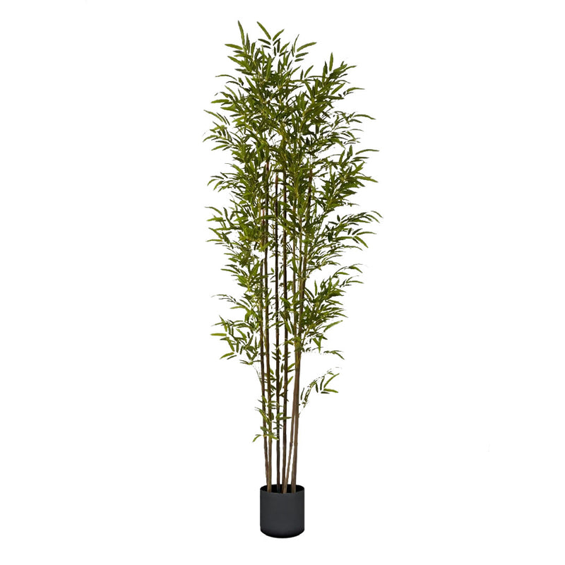 210cm Artificial Bamboo Plant Indoor 7 Branches Realistic Polyethylene Plastic