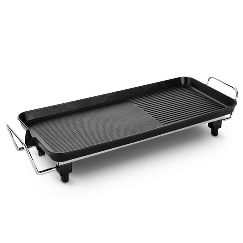 Electric BBQ Grill 68cm Non-stick Dual Surface 1800W Adjustable Thermostat