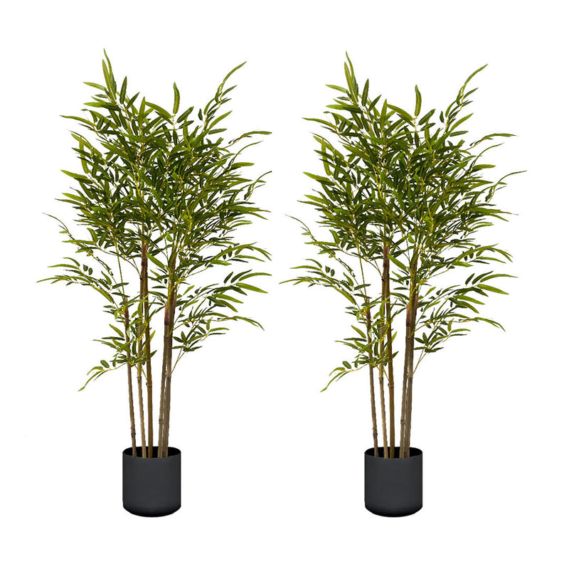 2X 150cm Lucky Bamboo Artificial Plant 7 Branches Green Home Decor