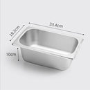 12X Stainless Steel Gastronorm GN Pan Full Size 1/3 10cm Deep Commercial Use