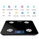 Wireless Bluetooth Bathroom Body Fat Scale 180kg LCD Display White