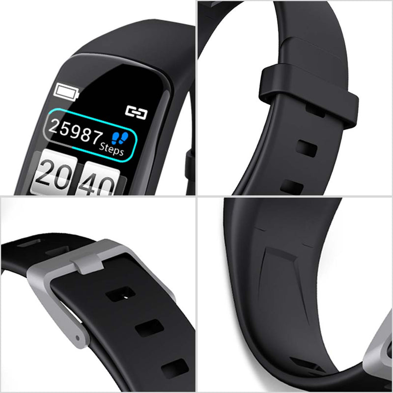 2X Smart Watch V8 Fitness Tracker Touch Heart Rate Blood Pressure 0.96 Red IP67