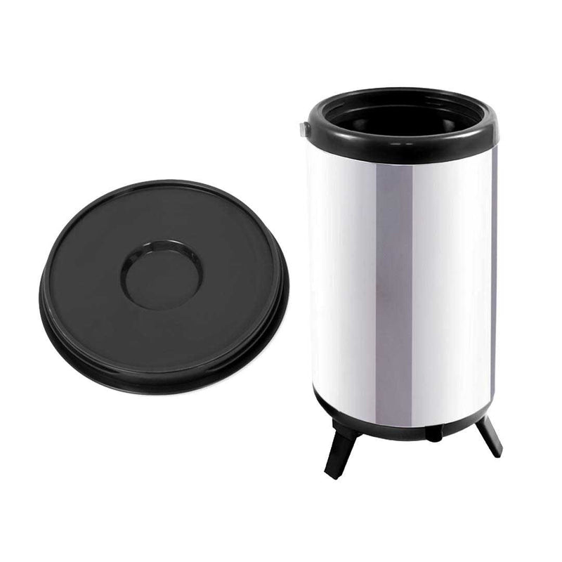 12L Insulated Stainless Steel Coffee Tea Barrel Dispenser Hot Cold Container