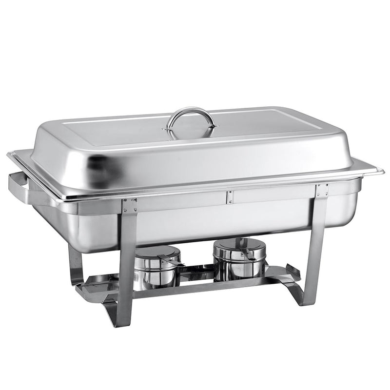9L Stainless Steel Full Size Chafing Dish Buffet Warmer with Lid Handles