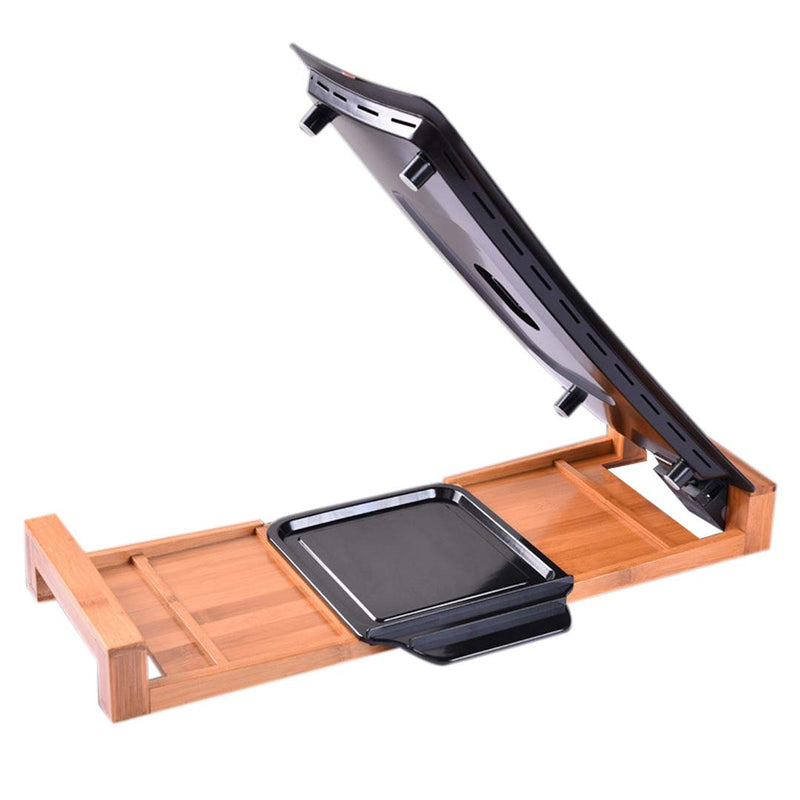 Electric Ceramic BBQ Grill Non-stick 62.5cm Indoor Outdoor Adjustable Thermostat