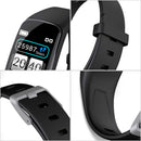 Smart Watch Fitness Tracker Red TPU Touch Screen Heart Rate Sleep Monitor