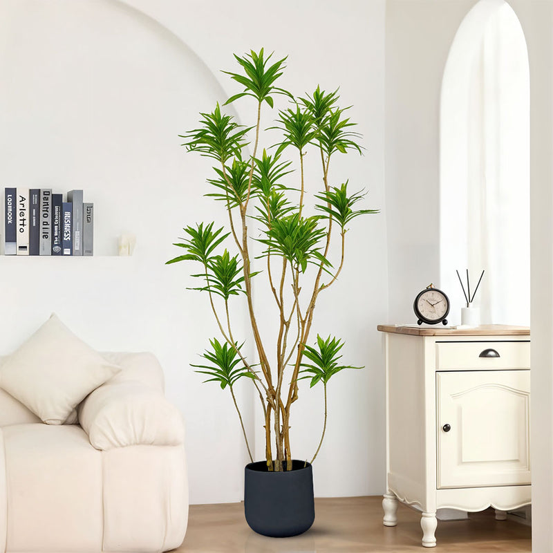 170cm Artificial Lily Bamboo Tree Green Home Office Decoration 17 Branches