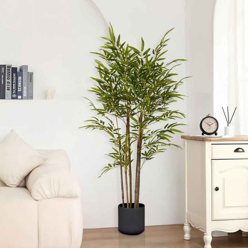 150cm Bamboo Artificial Plant 7 Branches Green Faux Decor Indoor Outdoor