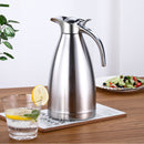 1.5L Silver Thermal Flask Stainless Steel 3-Layer Vacuum Insulated Durable