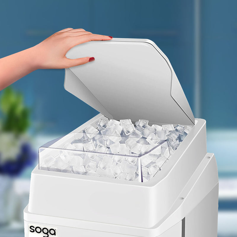 2X Electric Ice Shaver 300W 120kg/h Adjustable Snow Cone Maker White