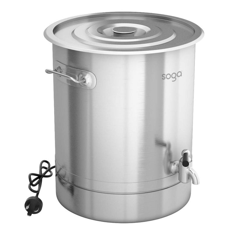 2X 33L Stainless Steel Electric Urn Commercial Water Boiler 2200W