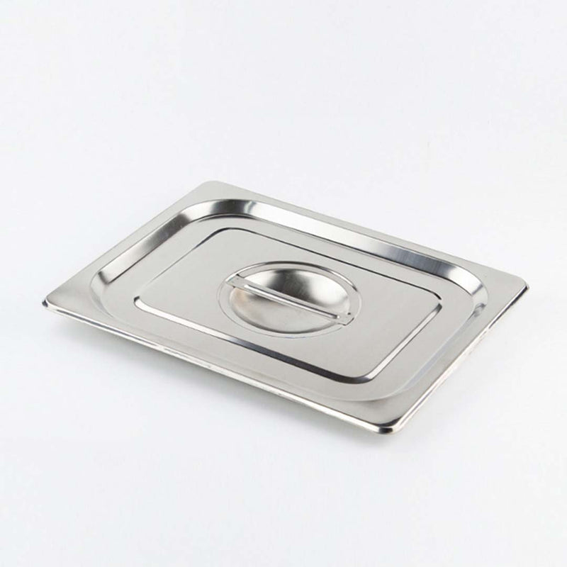 2X Gastronorm 1/2 Pan Lid Stainless Steel 265 X 325 Mm Centre Handle