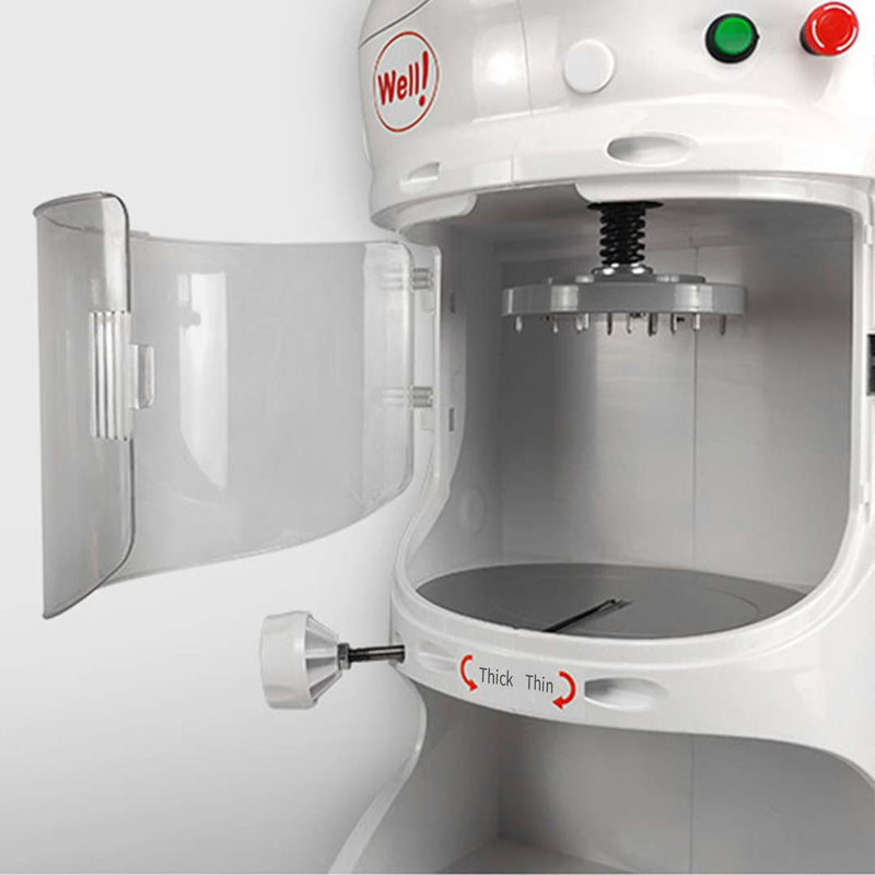 350W Commercial Ice Shaver 90Kgs Per Hour Aluminum Body Stainless Steel Blades