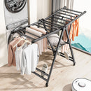 1.4m Portable Aluminum Clothes Drying Rack Foldable Space-Saving Laundry Holder