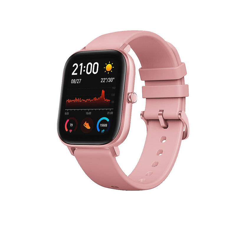 2X Waterproof Fitness Smart Watch Heart Rate Monitor Pink 1.4 Inch Touchscreen
