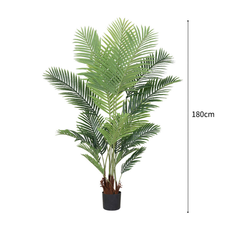 2X 180cm Artificial Sunflower Tree With Moss In Pot Realistic Faux Decor