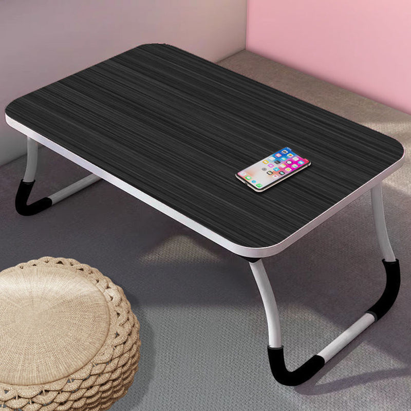 2X Black Portable Bed Desk Adjustable Foldable Laptop Tray Table 50x30cm