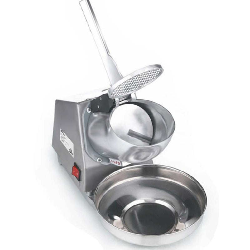 2X Commercial Stainless Steel 300W Ice Shaver Crusher 65KgHr Heavy Duty