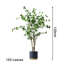 120cm Green Artificial Watercress Tree Indoor Outdoor Silk Cloth Leaves