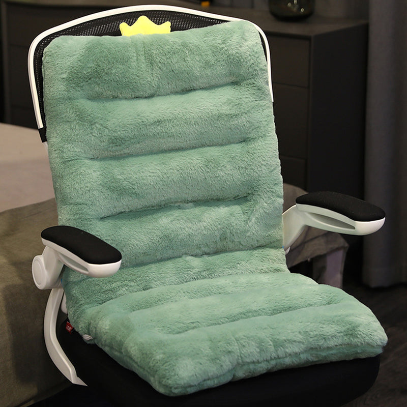 Green Cushion Office Sedentary Support Home Decor PP Cotton 80x45x10cm