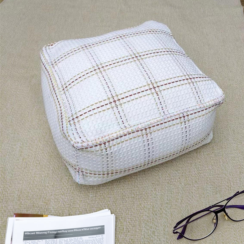 50cm Pouf Soft Polyester Cotton Epp Particle Insert Multicolor