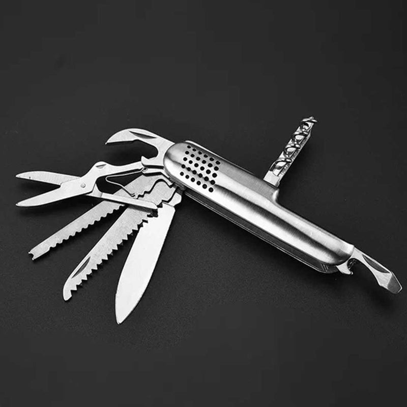 Multi Function Army Knife 100% Stainless Steel Swiss Style Tool