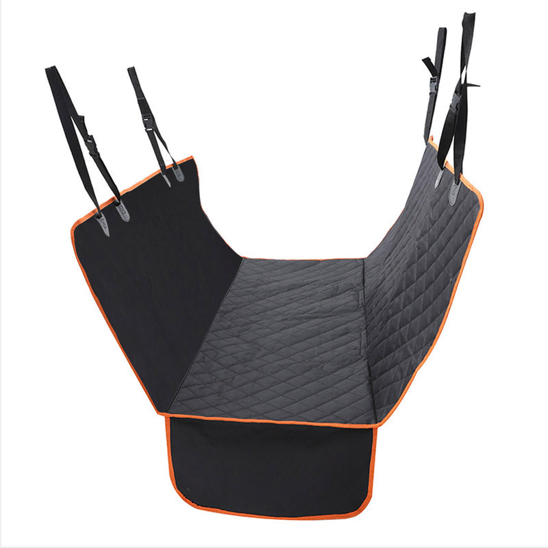 2X Waterproof Dog Car Seat Cover Protector Nonslip Hammock Mat Black 600D Oxford