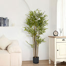 120cm Bamboo Artificial Plant 7 Branches Green Home Office Decor