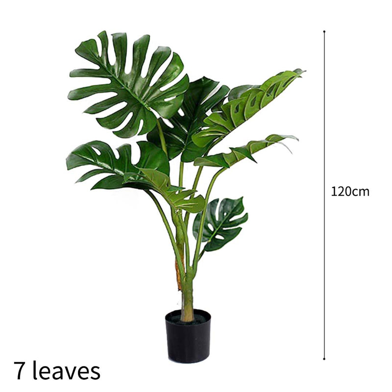 2X 120cm Turtle Back Artificial Plant Indoor Green Realistic Moss Pot