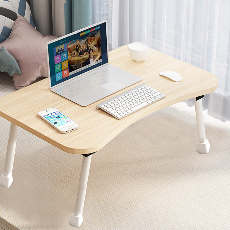 2X Beige Portable Bed Table Adjustable Foldable MDF Laptop Desk Home Decor