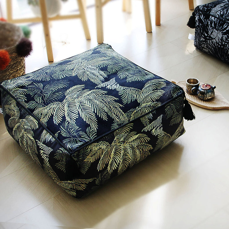 Pouf Cushion Polyester Fiber 50cm EPP Particle Insert Multicolor Plush