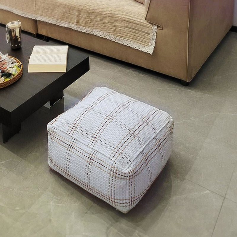 50cm Pouf Soft Polyester Cotton Epp Particle Insert Multicolor